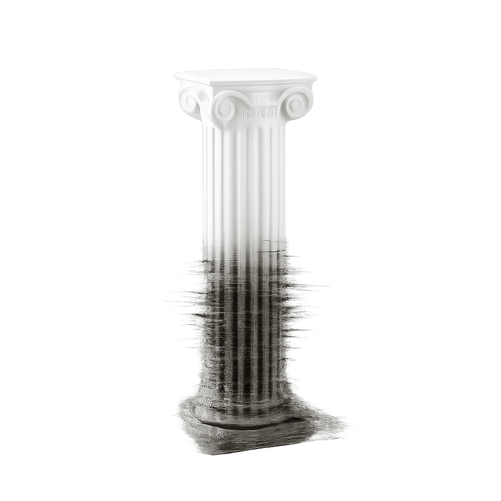 CYNQ Ventures pillar logo with glitch